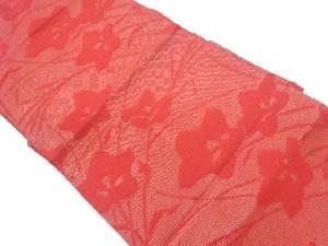  紗 桔梗模様織出し名古屋帯